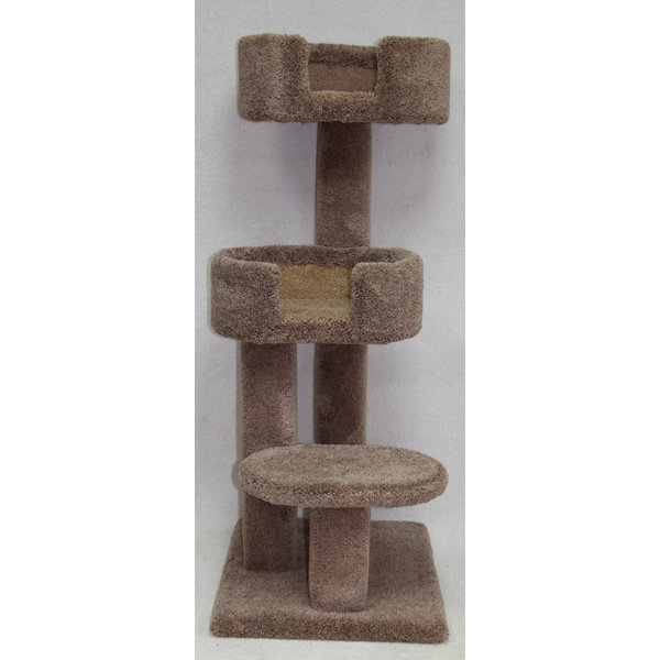 BeatrisePetProducts 48" Kitty Cuddle Tower Cat Tree & Reviews Wayfair